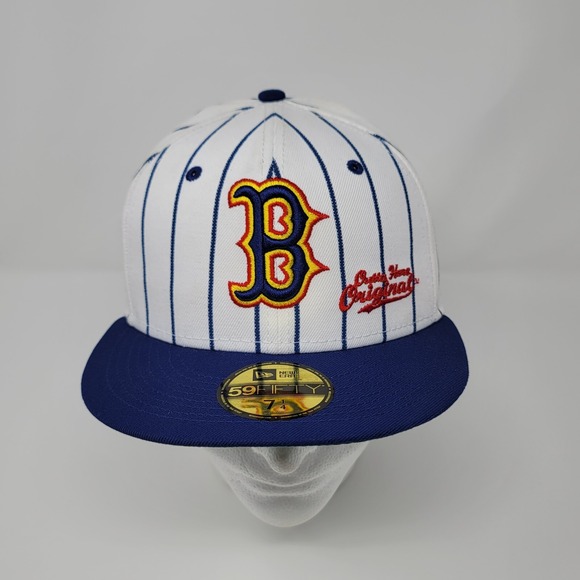 New Era 59Fifty Boston Red Sox Big League Chew‎ Pinstripes Fitted 7 1/4 Hat Cap - Picture 1 of 8